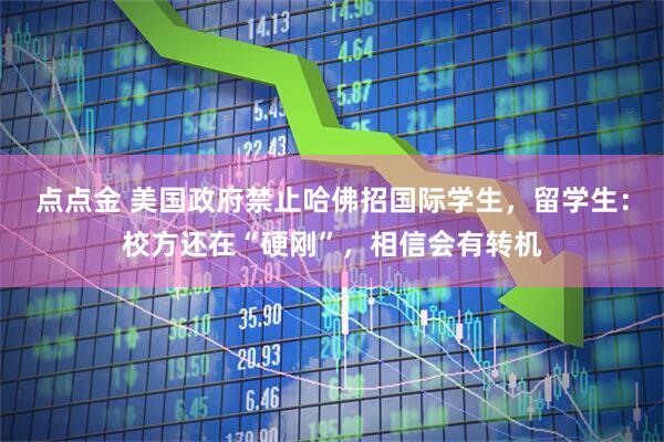 点点金 美国政府禁止哈佛招国际学生，留学生：校方还在“硬刚”，相信会有转机