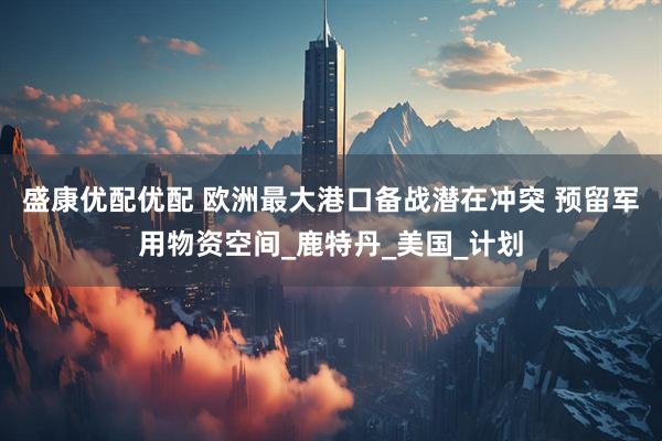 盛康优配优配 欧洲最大港口备战潜在冲突 预留军用物资空间_鹿特丹_美国_计划
