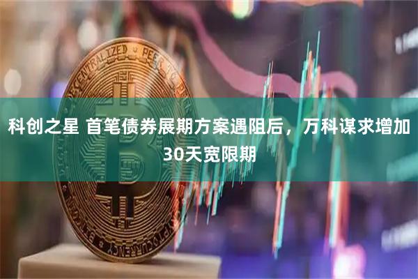 科创之星 首笔债券展期方案遇阻后，万科谋求增加30天宽限期